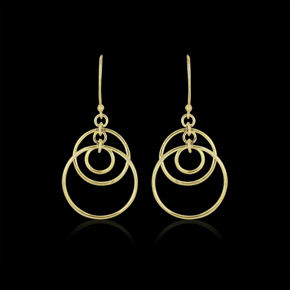 Rolling Sparkle Drop Earrings