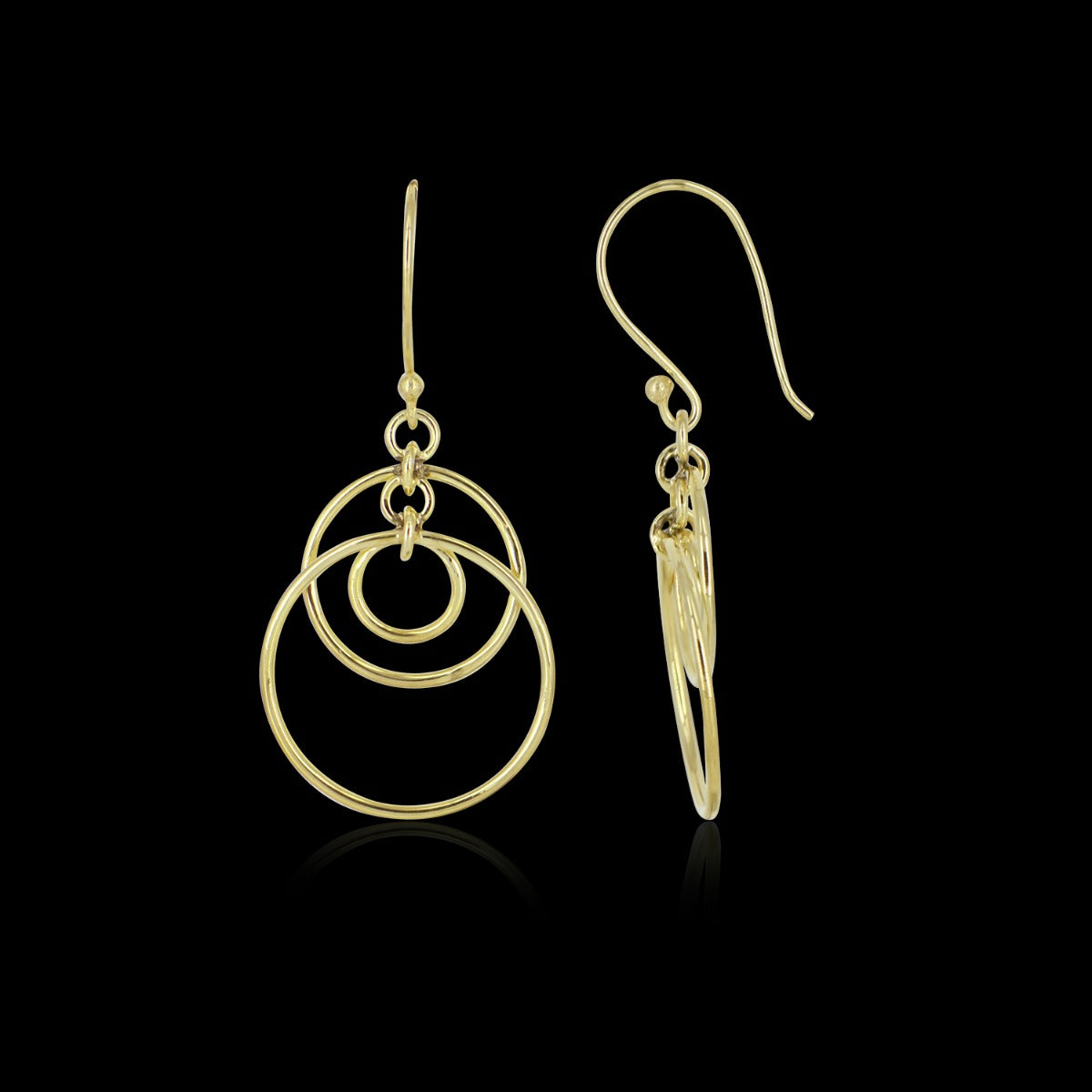Rolling Sparkle Drop Earrings