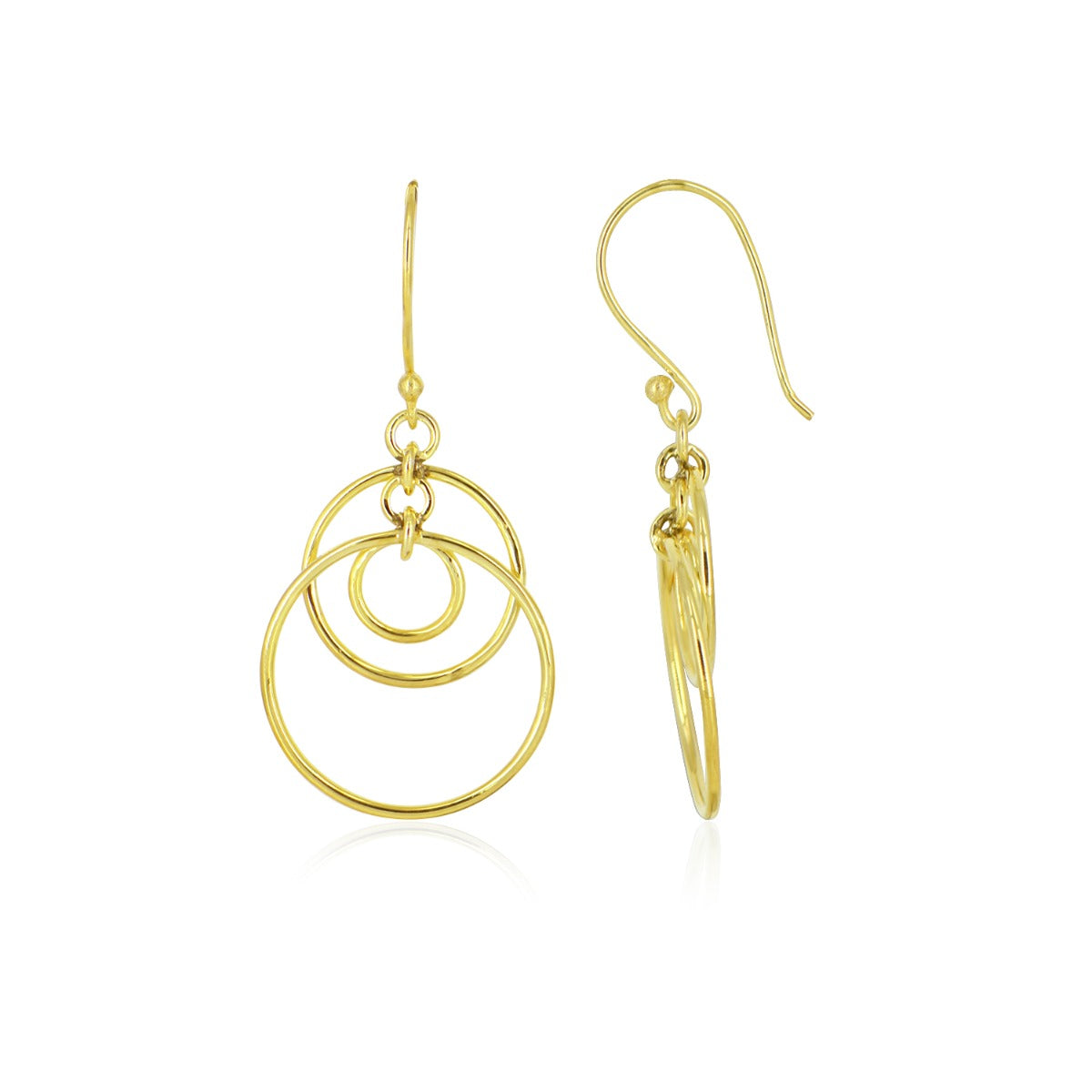 Rolling Sparkle Drop Earrings