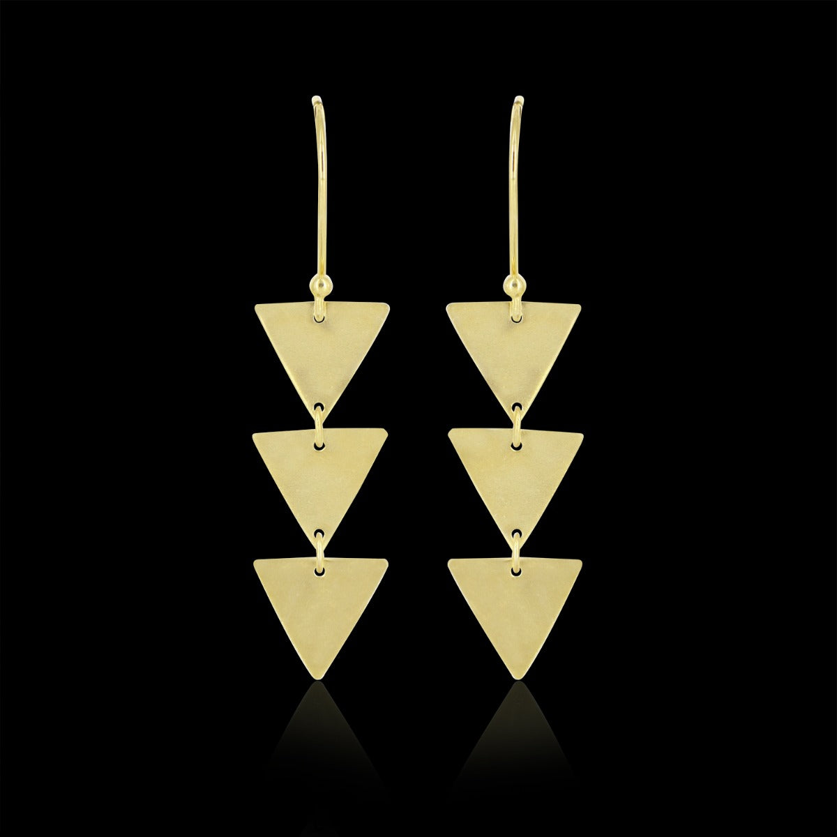 Trio Chic Drop Earrings