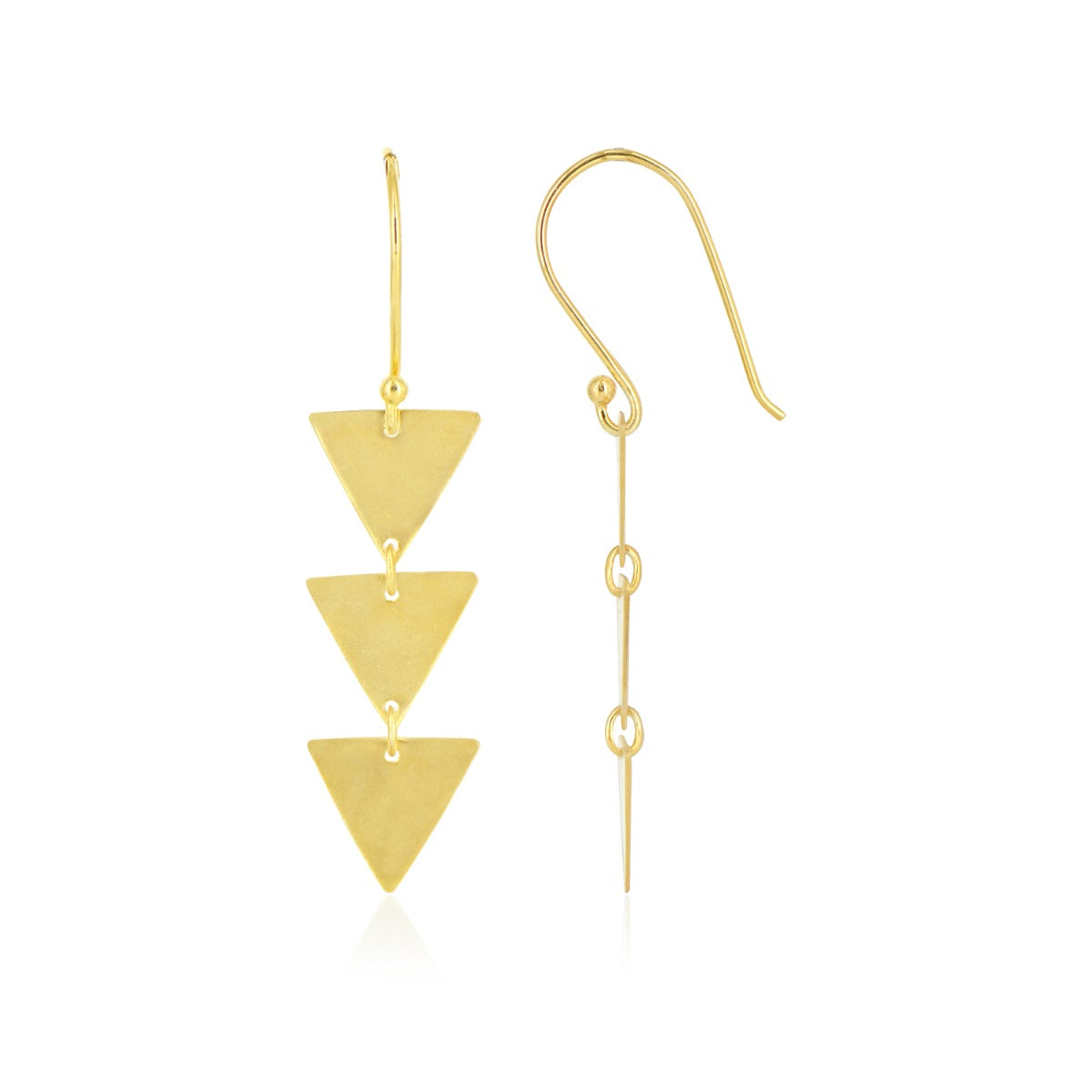 Trio Chic Drop Earrings