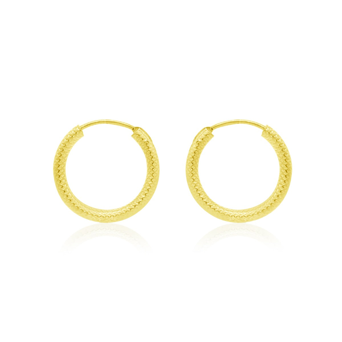 Classic Dazzle Hoop Earrings