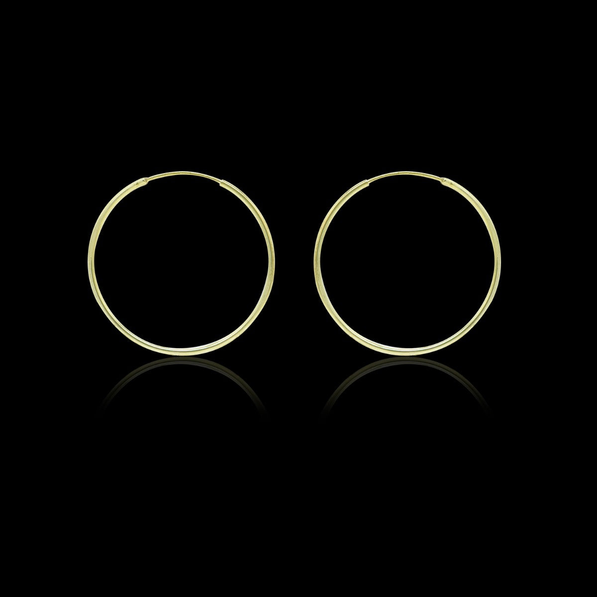 Classic Sparkle Hoop Earrings