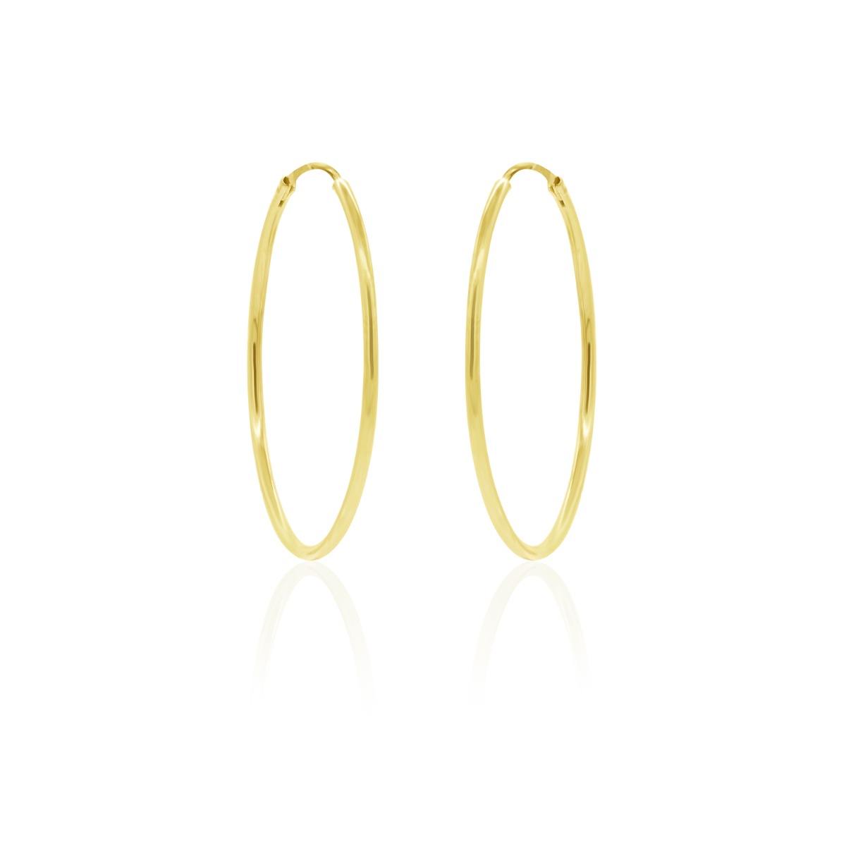 Classic Sparkle Hoop Earrings