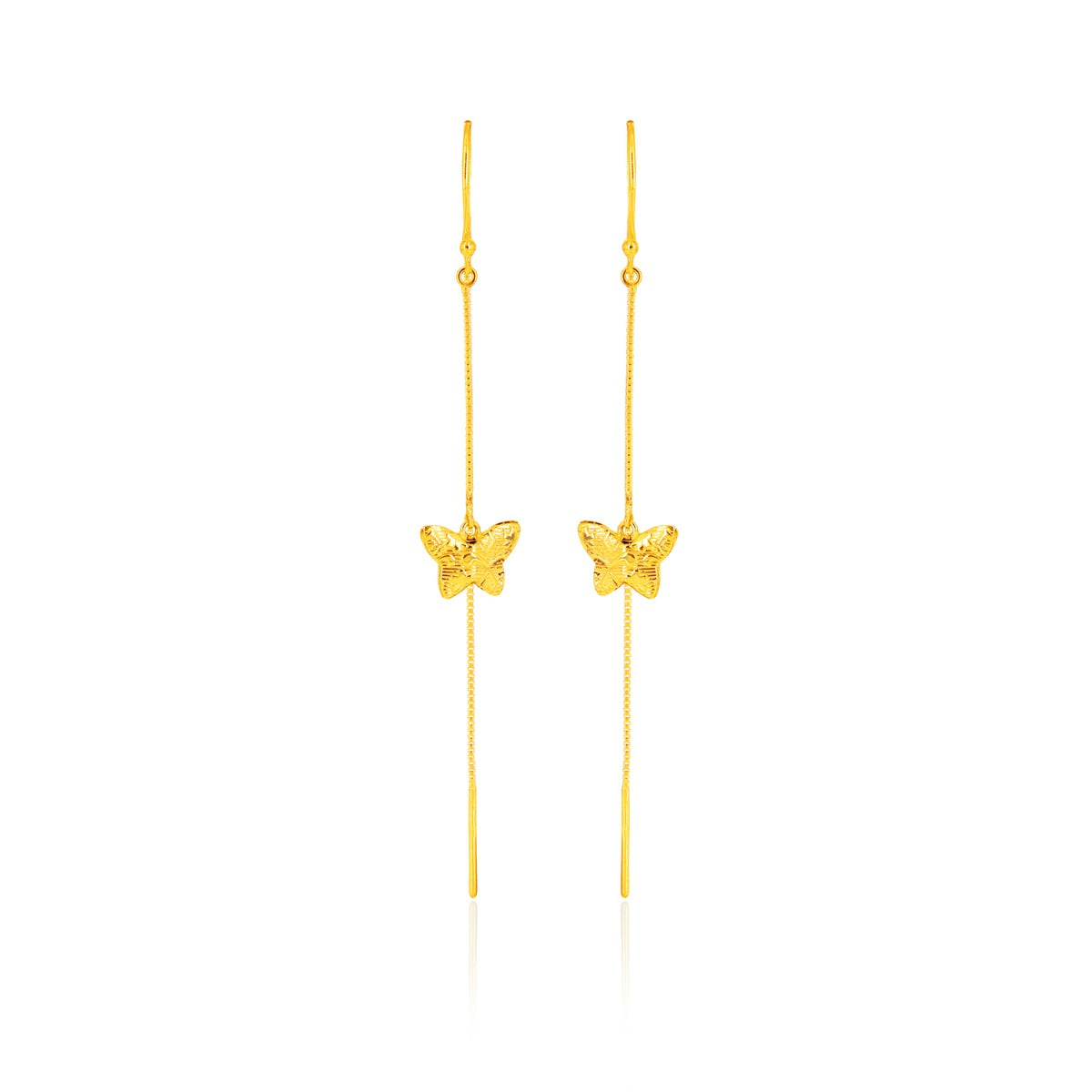 Tiny Butterfly Sui Dhaga Earrings