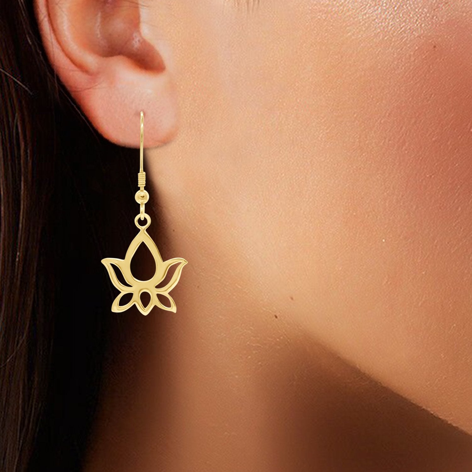 Grace Lotus Earrings