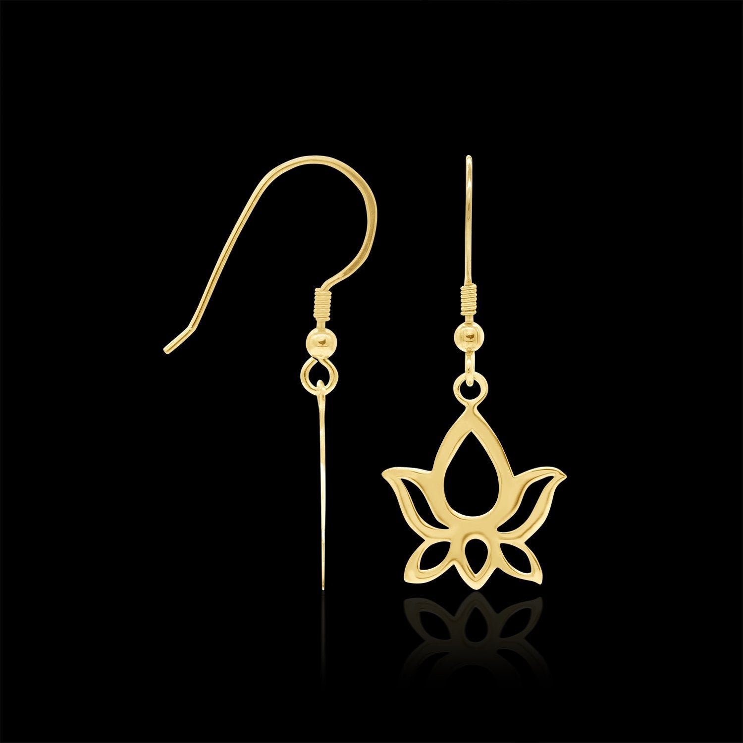 Grace Lotus Earrings
