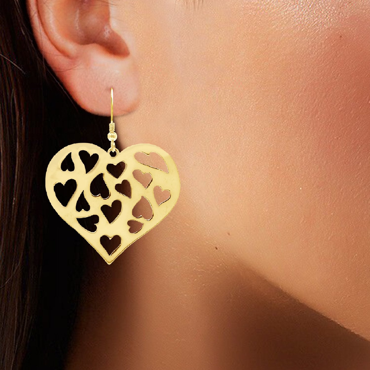 Posy Heart Earrings