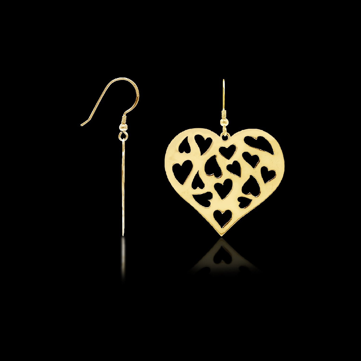 Posy Heart Earrings