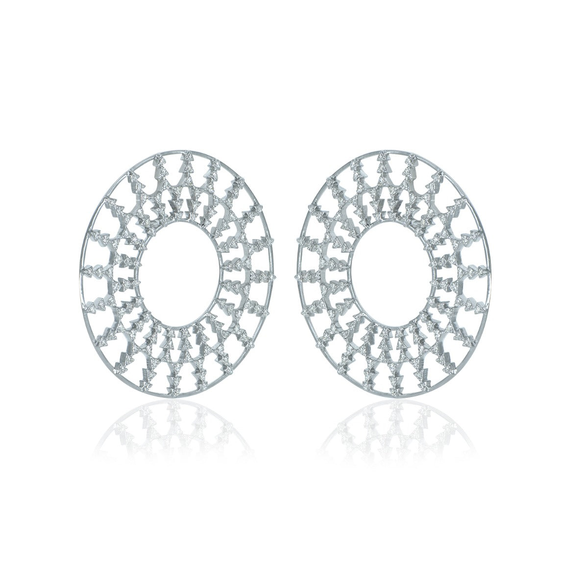 Ornate Diamond Earrings