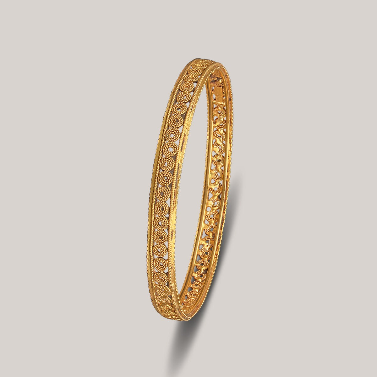 Loopy Gold Bangle