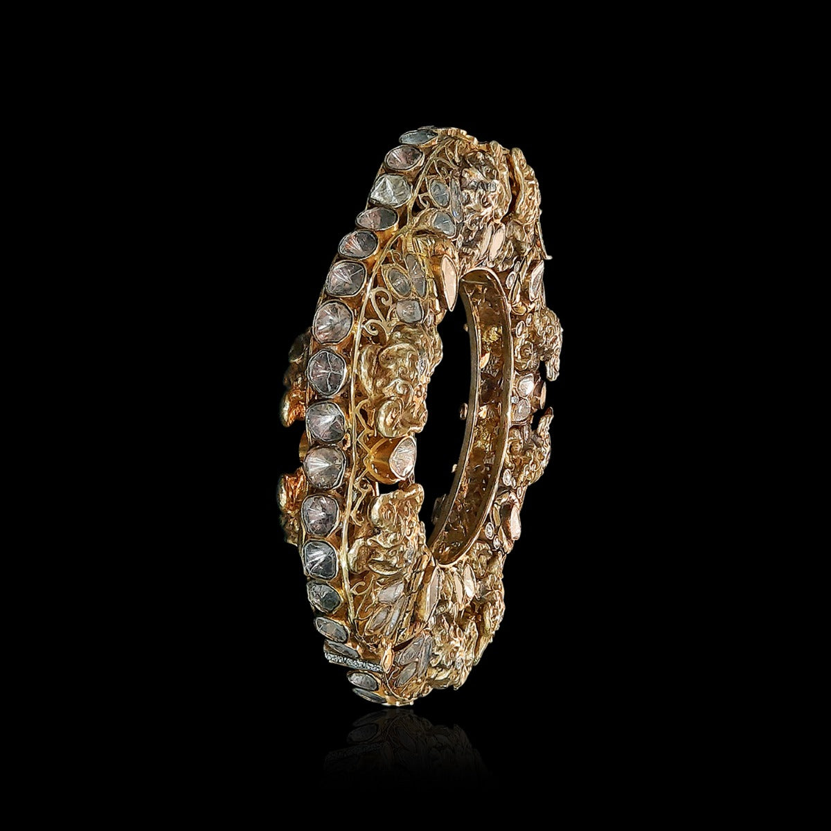 Adela Bloom Loha Polki Bangle