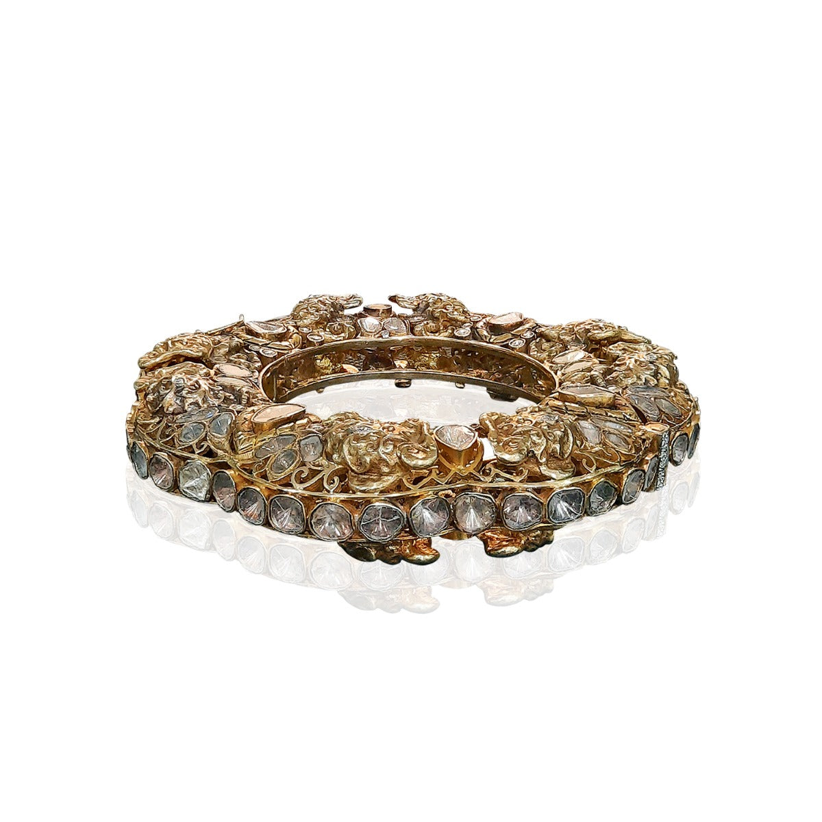 Adela Bloom Loha Polki Bangle