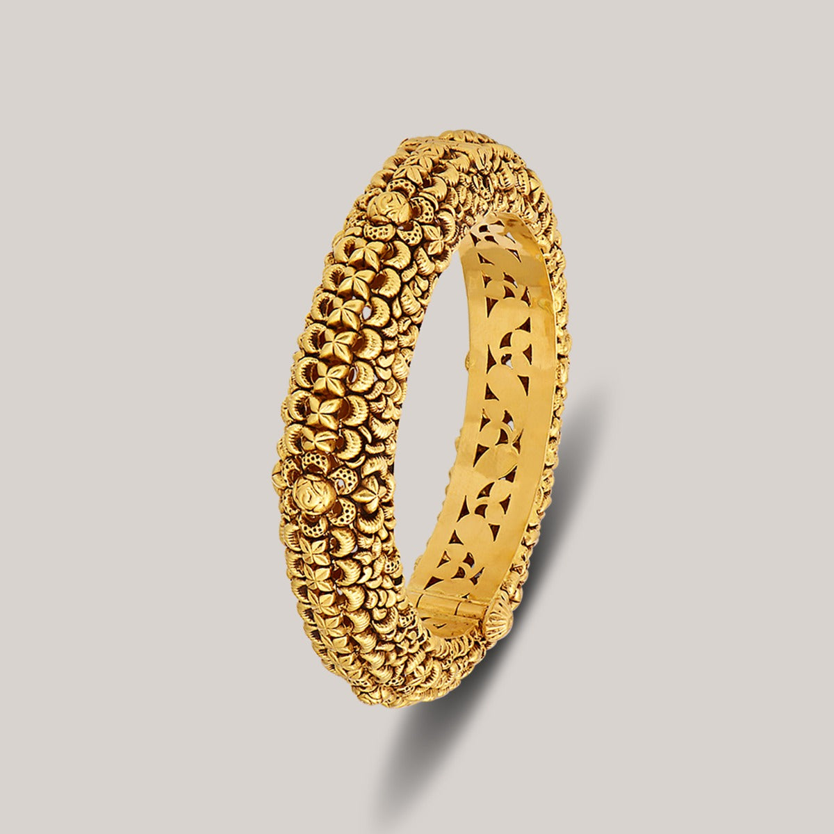 Round Robin Gold Bangle