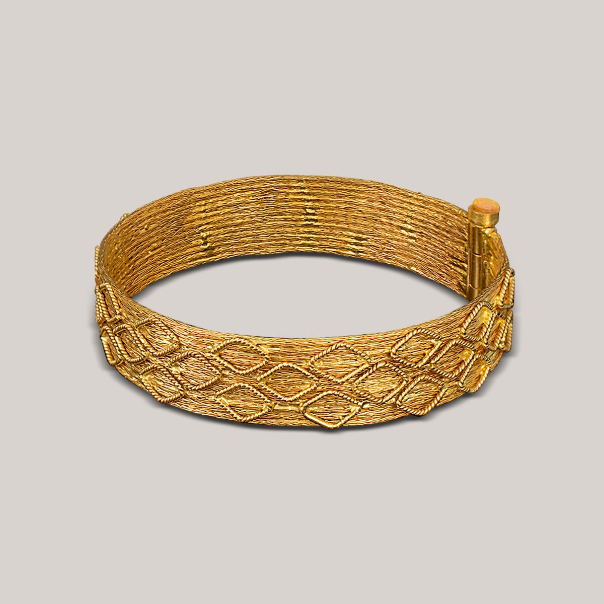 Textured Gold Kada