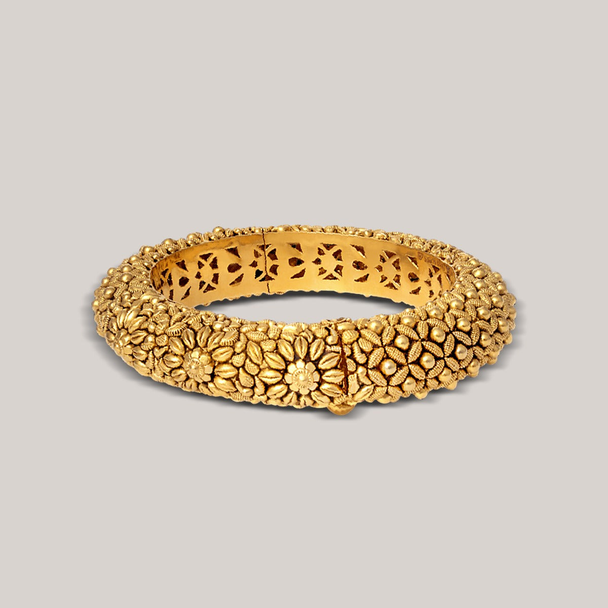 Floret Gold Bangle