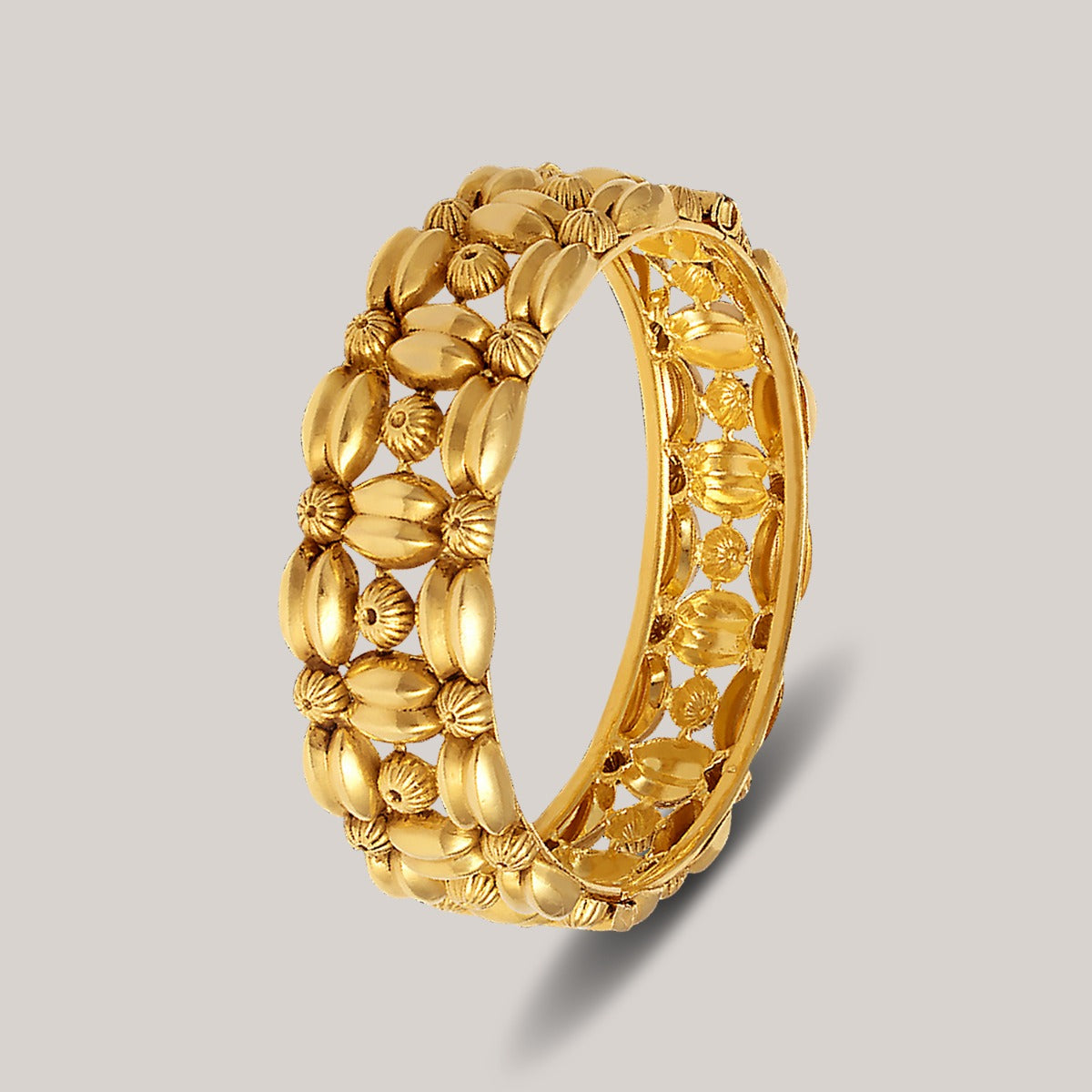 Bubbles Gold Bangle