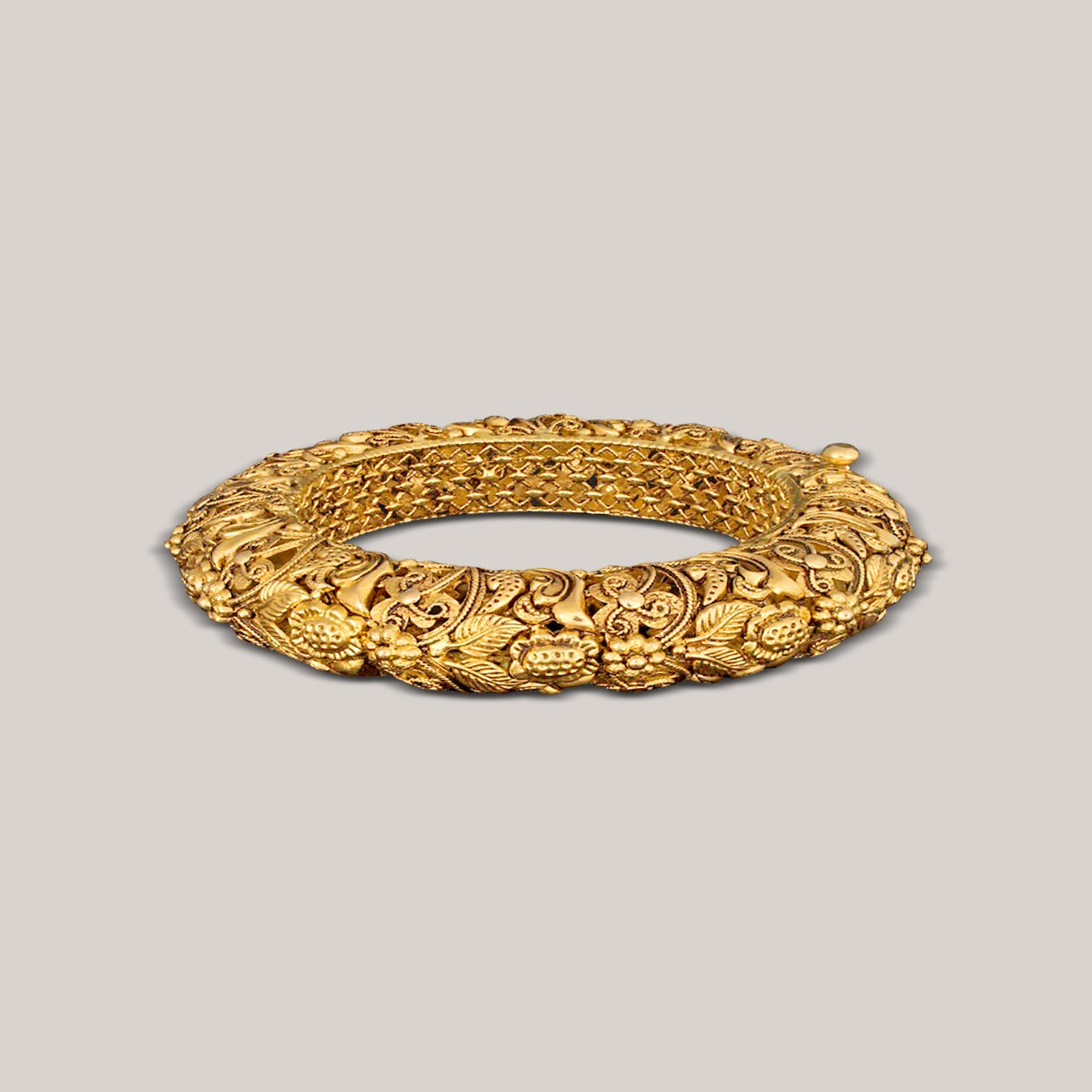 Gold Petals Bangle