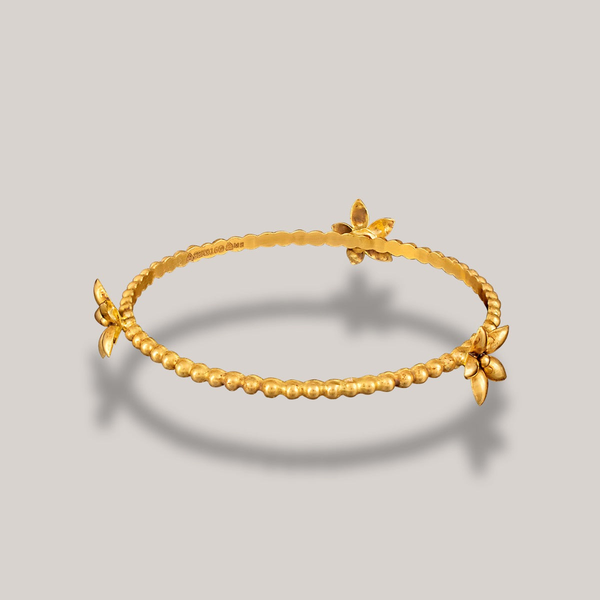 Light Weight Gold Bangle