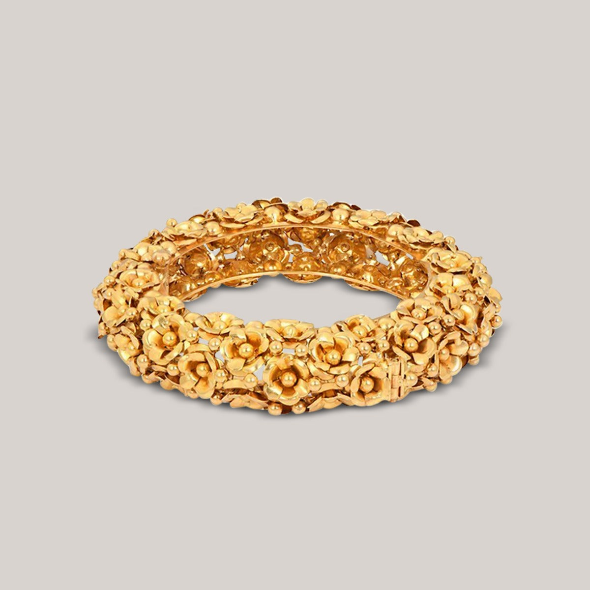 Bloom Floral Gold Bangle