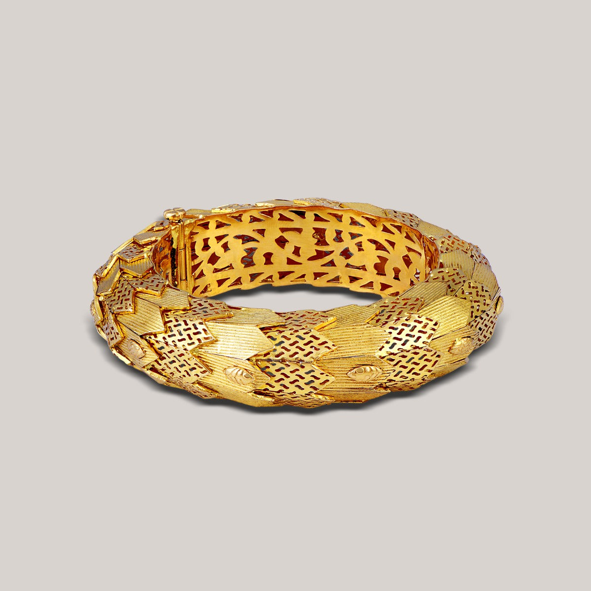 Fazed Gold Bangle