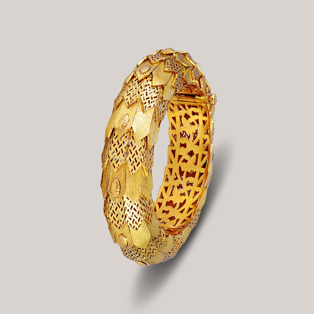Fazed Gold Bangle