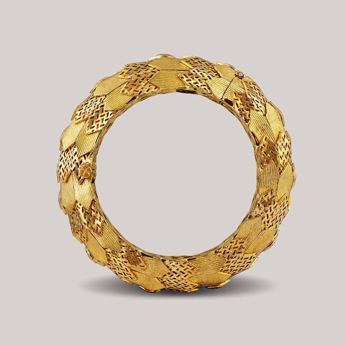 Fazed Gold Bangle