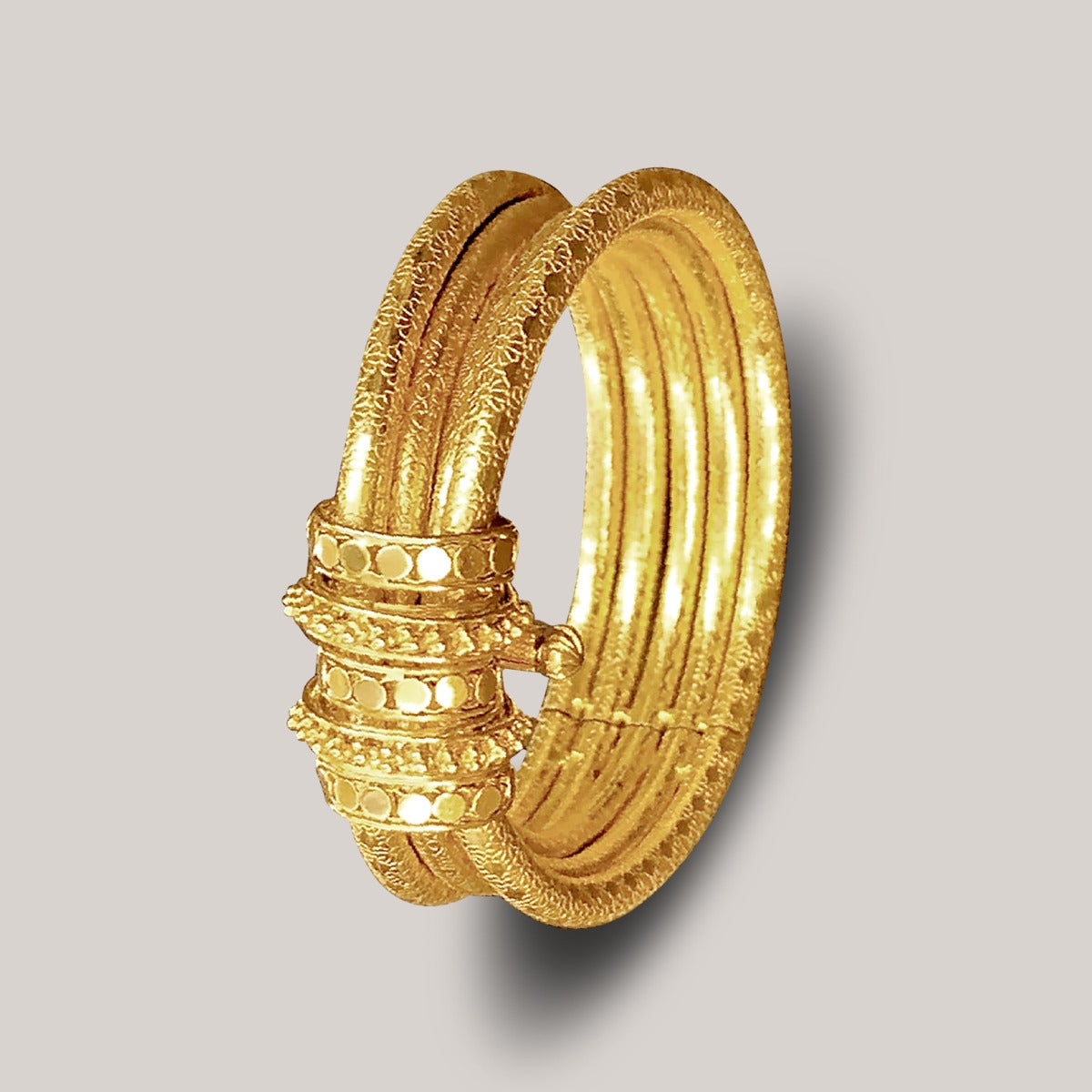 Sheen Gold Kada Set