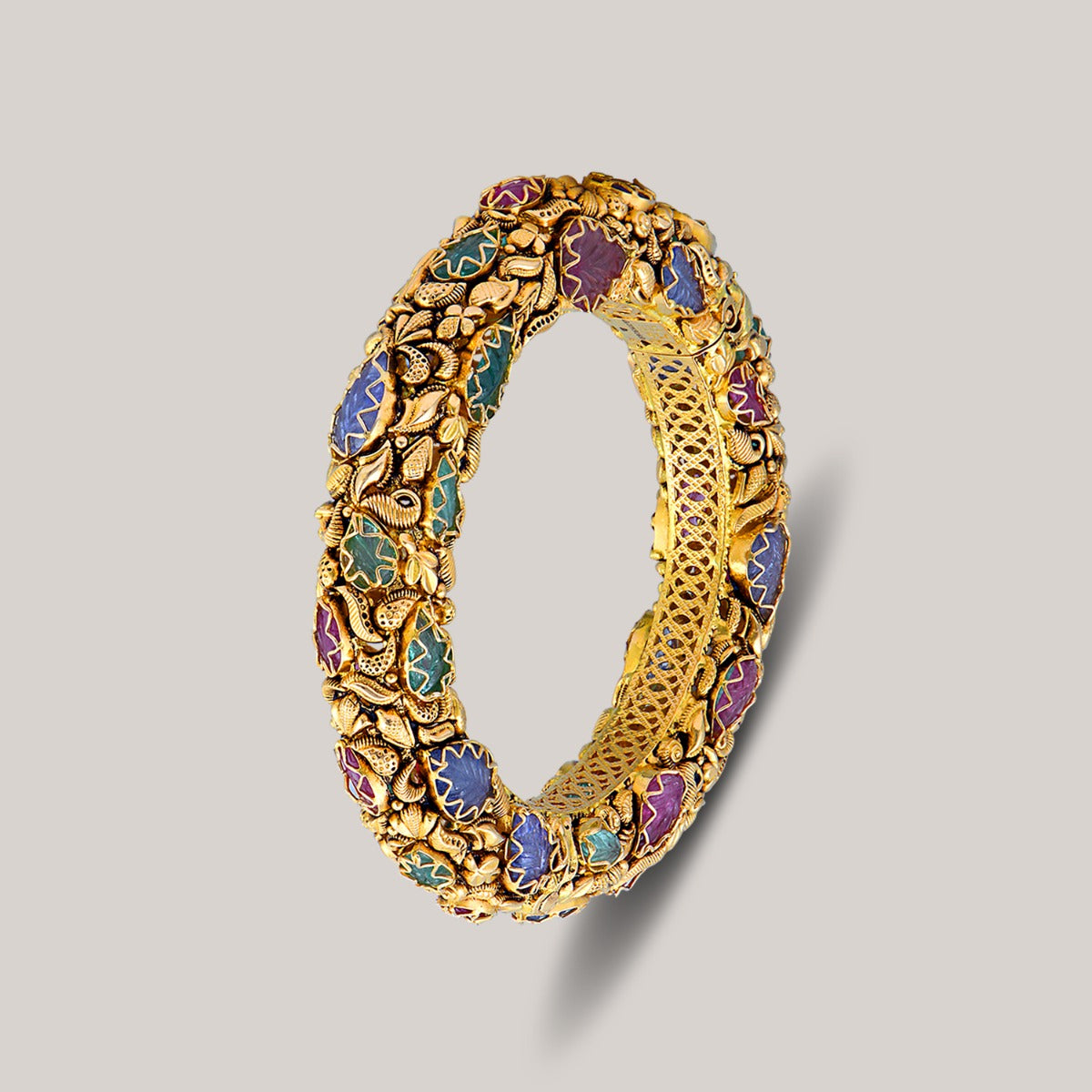 Multi Coloured Stone Studded Bangle