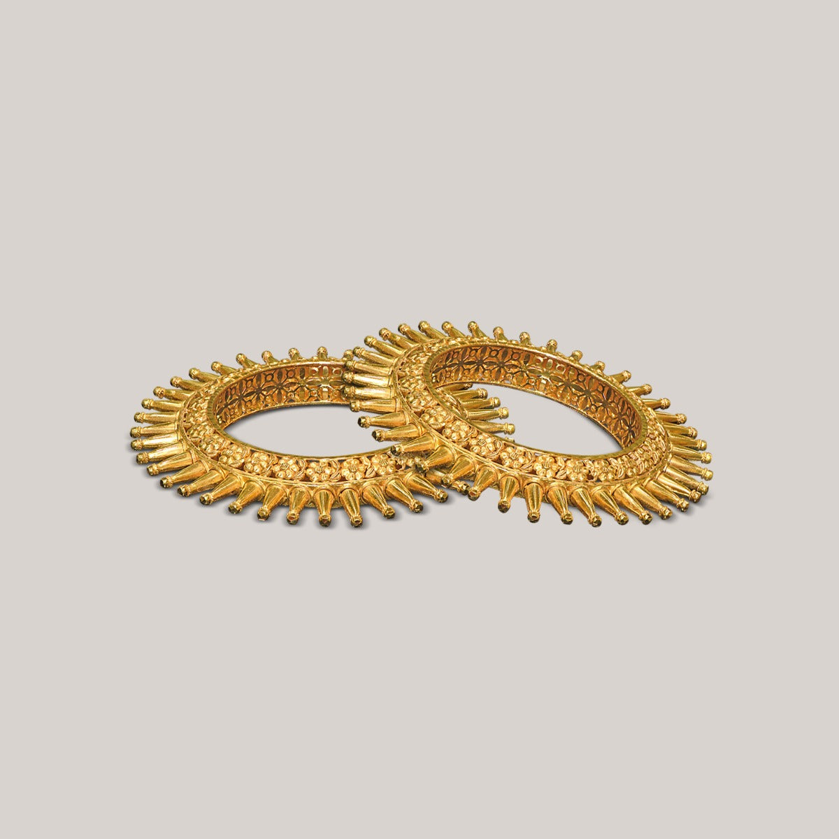 Rising Sun Gold Bangles Set