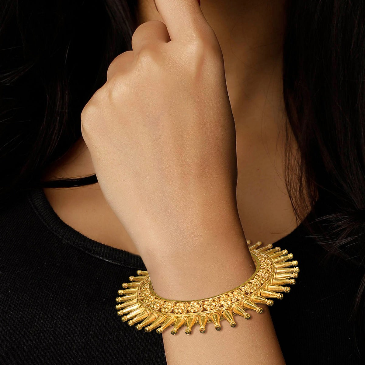 Rising Sun Gold Bangles Set