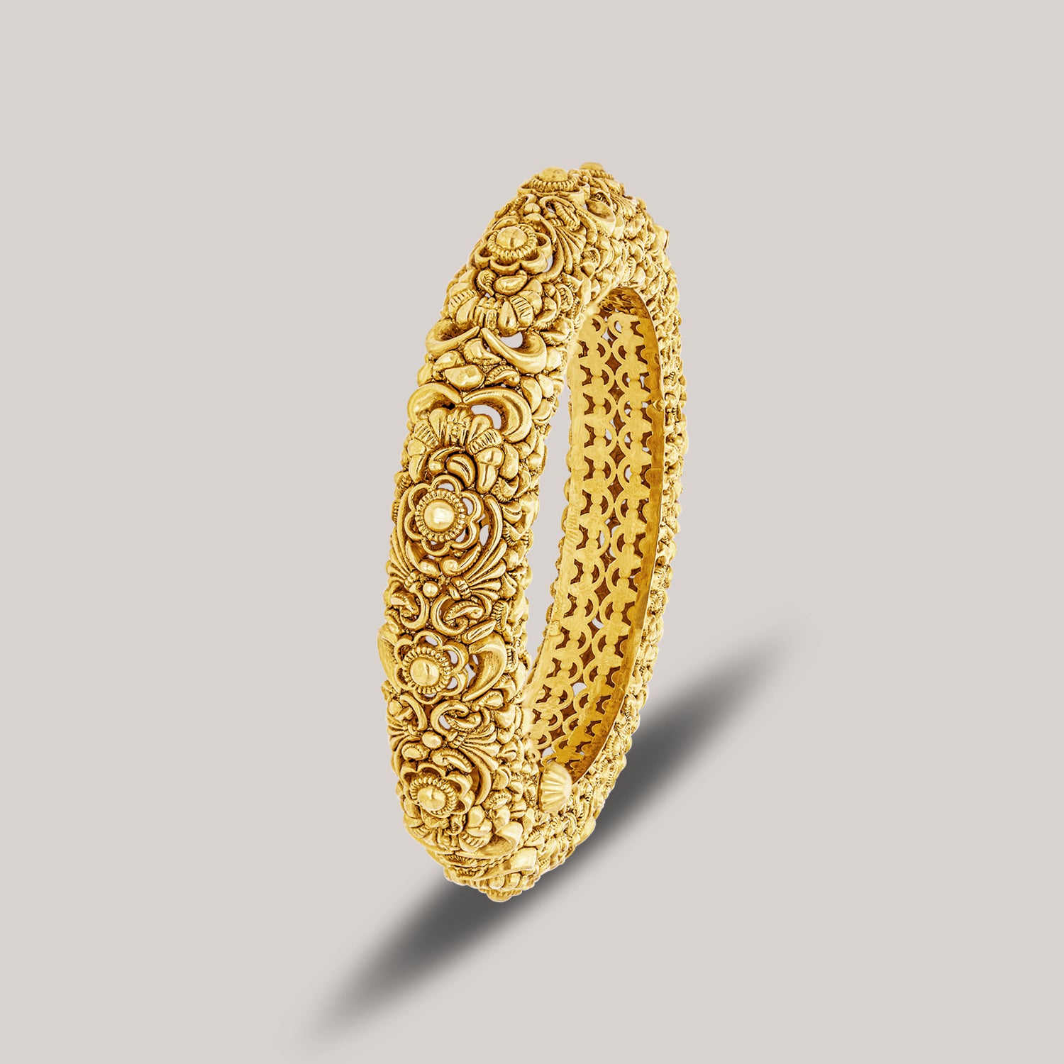 Art Nouveau Gold Bangle