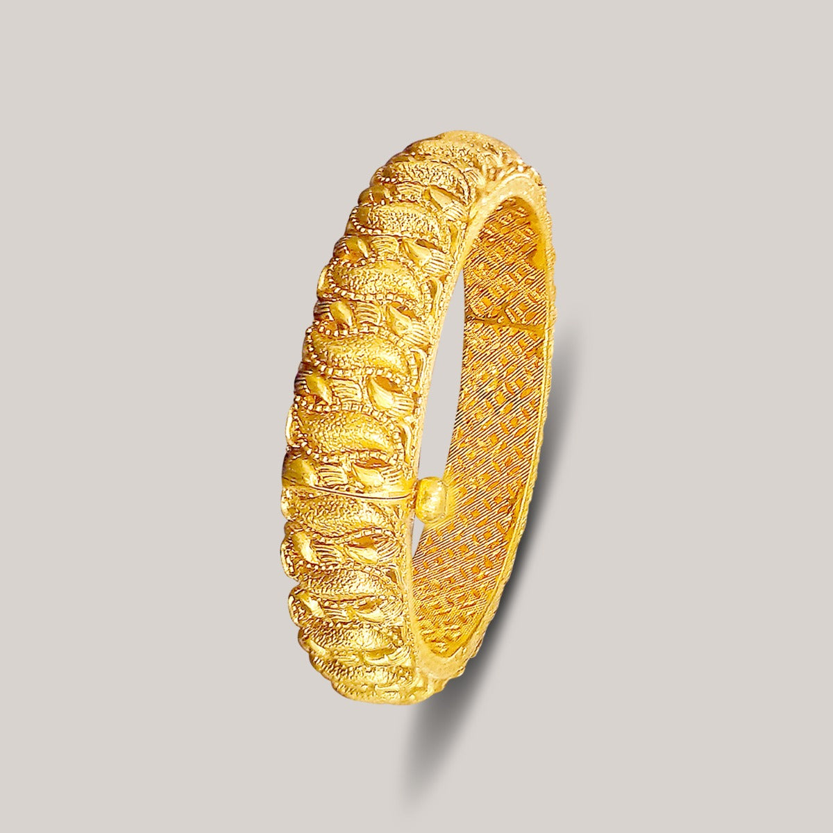 Austere Cluster Gold Bangle