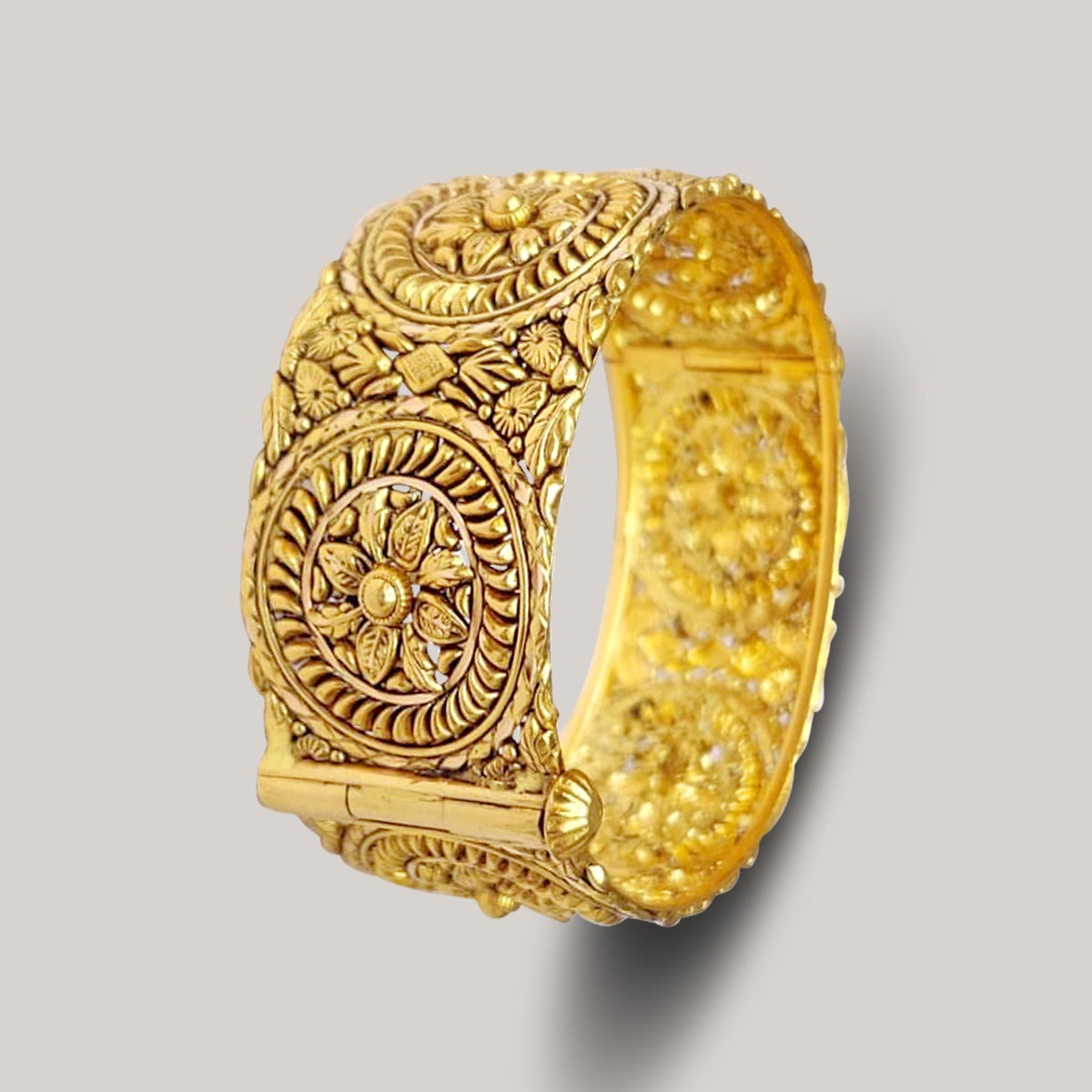 Adorned Personalised Gold Bangle