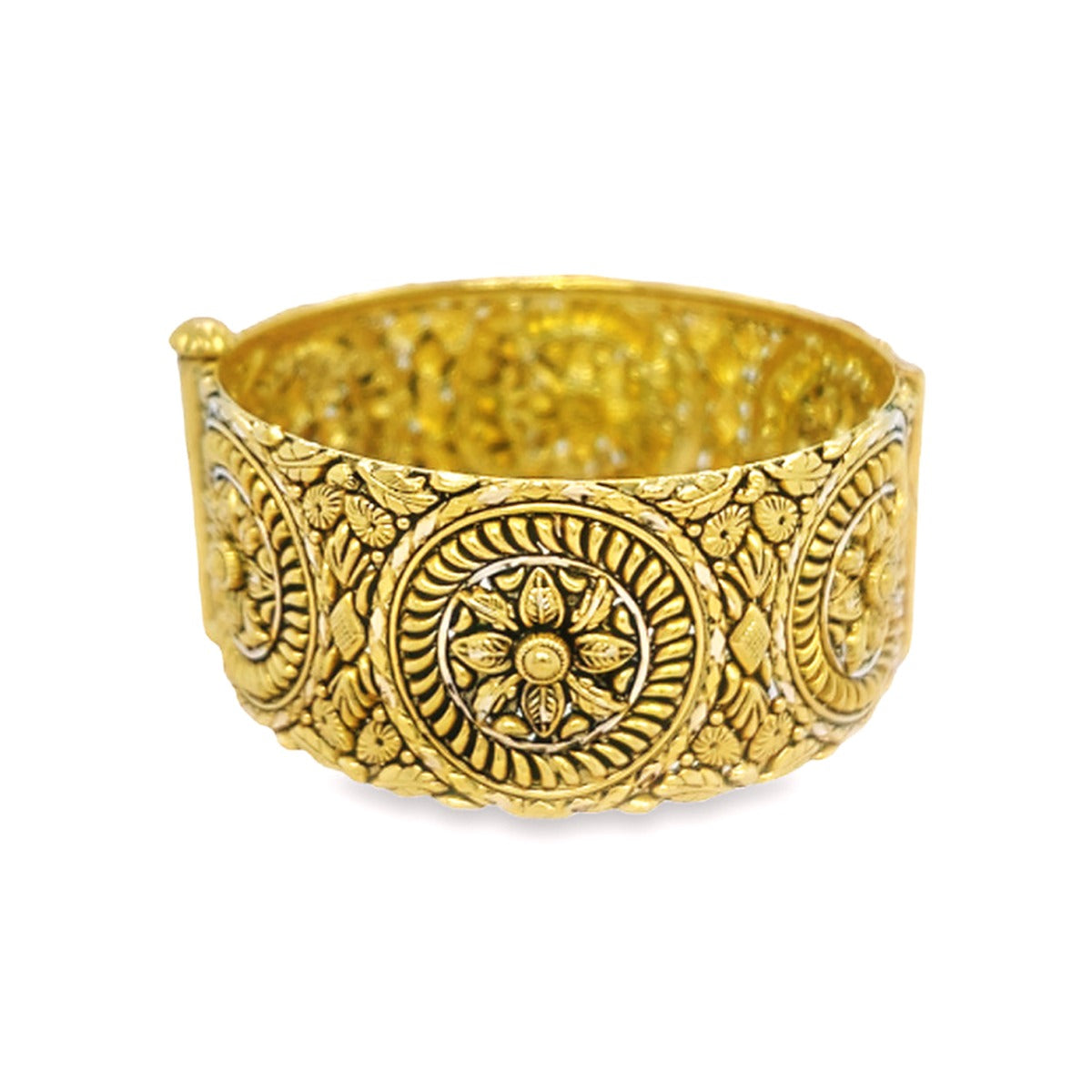 Adorned Personalised Gold Bangle