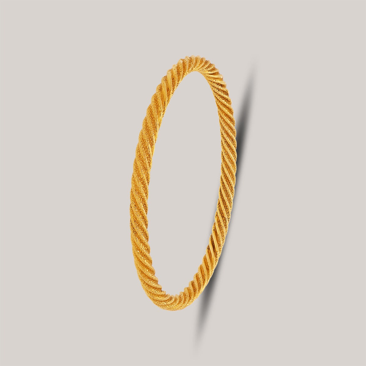 Twirl Gold Bangle