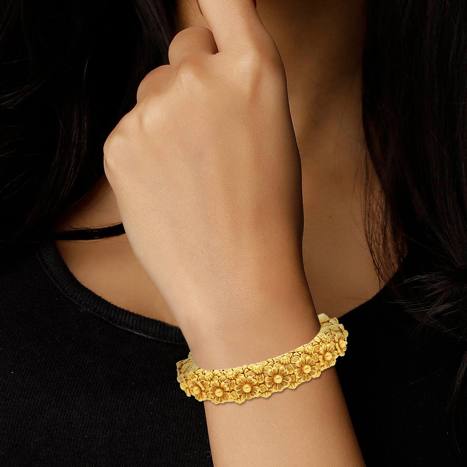 Ada Floret Gold Bangle