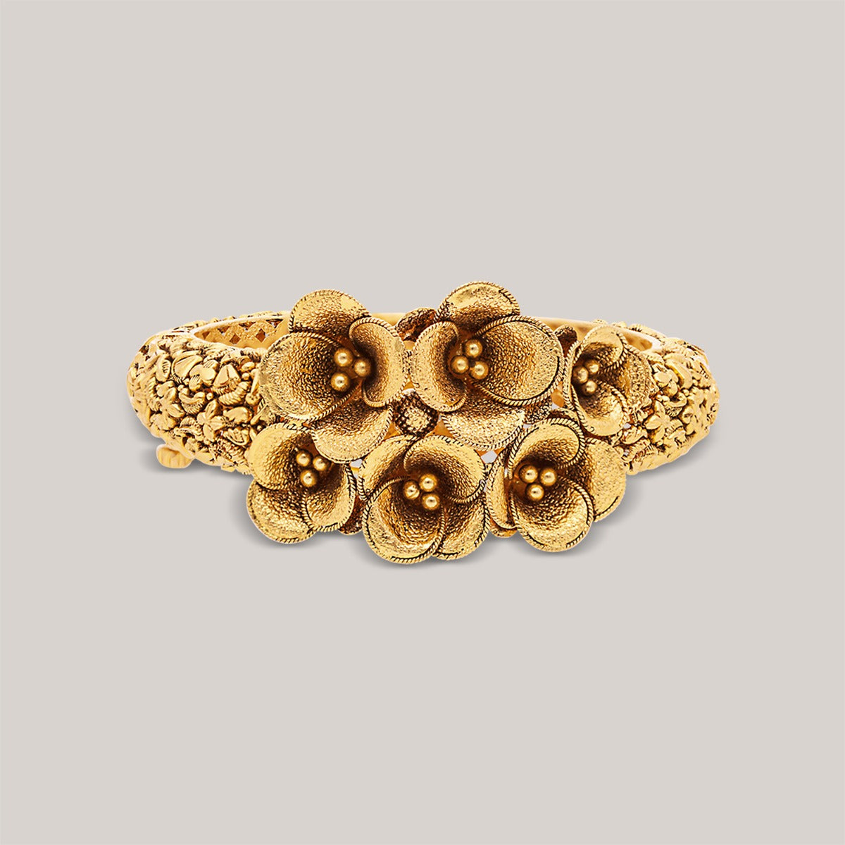 Golden Folds Regal Bangle