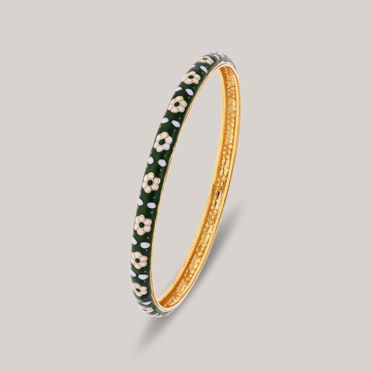 Meadow Bloom Gold Bangle