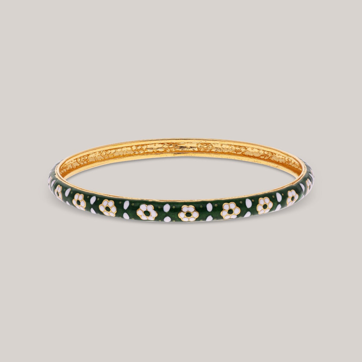 Meadow Bloom Gold Bangle