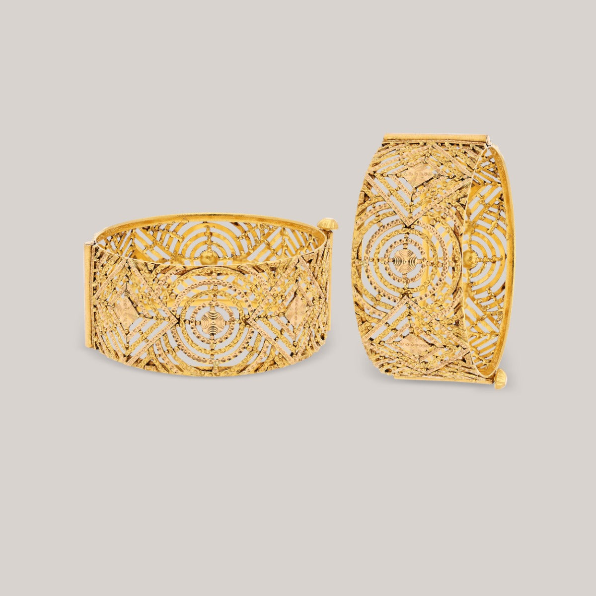 Athena’s Embrace Gold Bangle Set