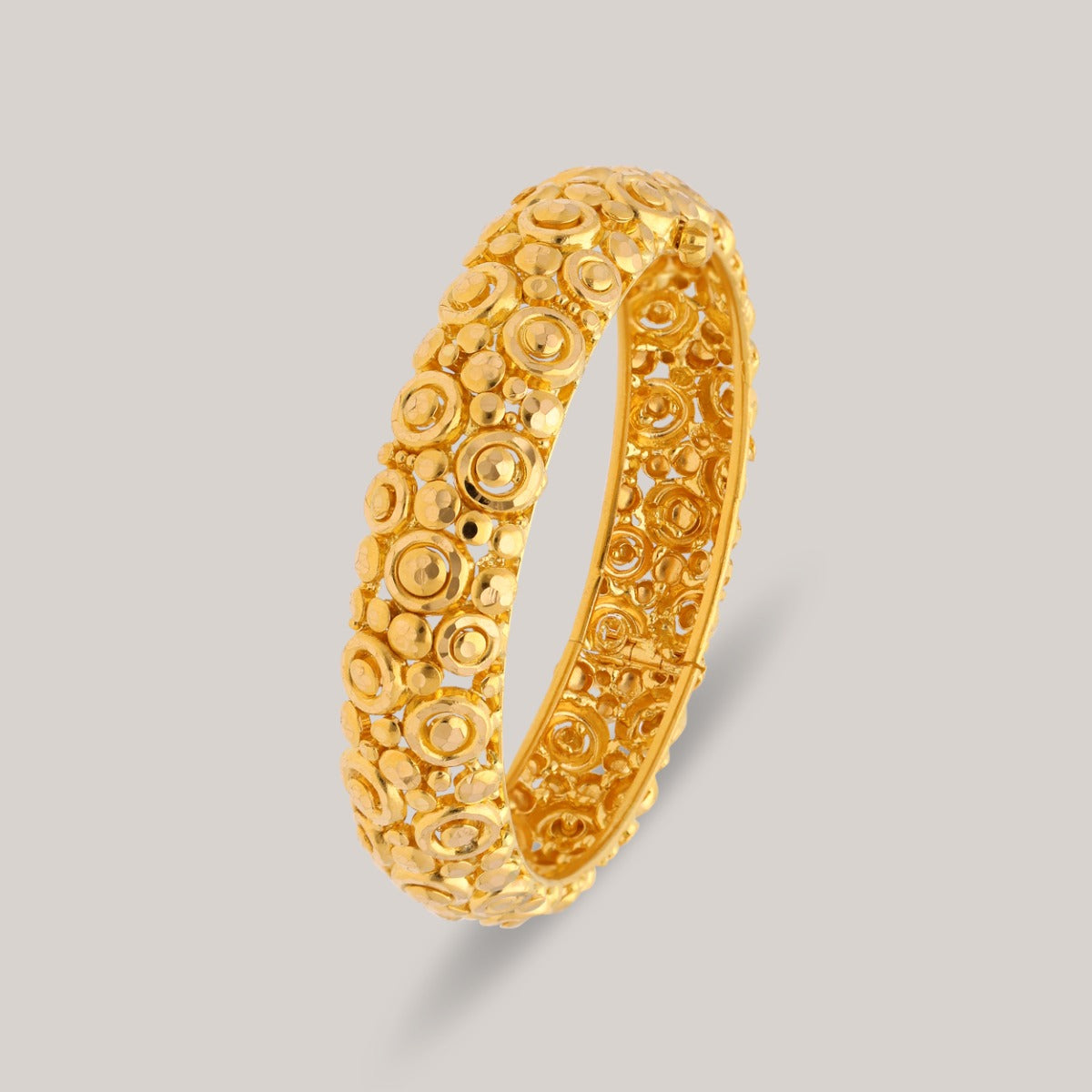 Golden Pebbles Gold Bangle