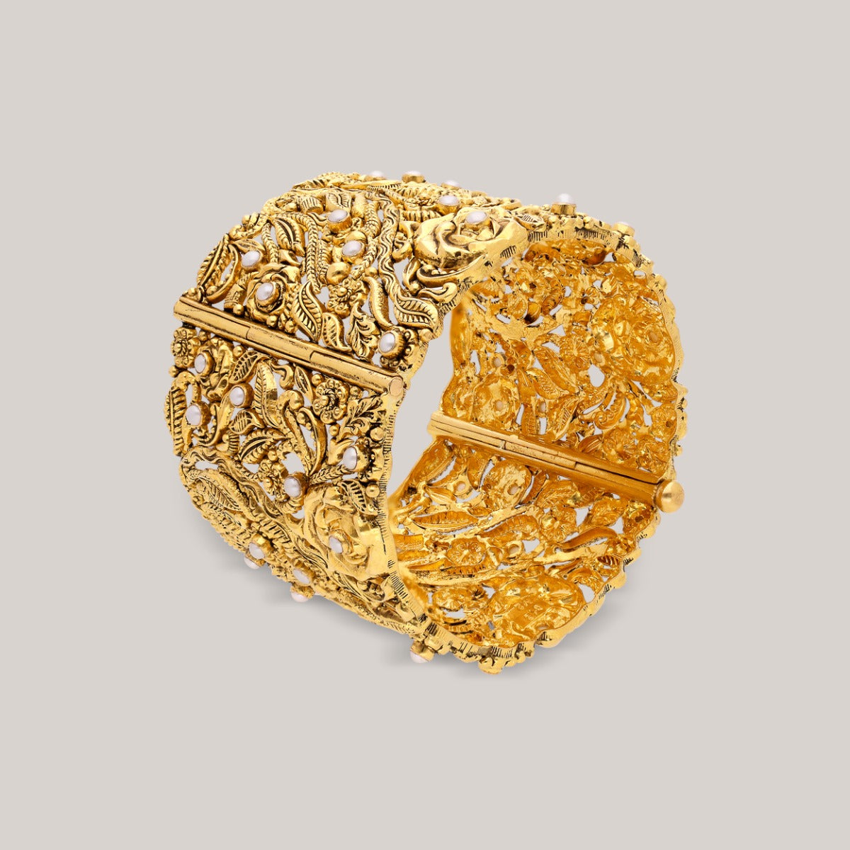 Baroque Luxe Gold Bangle