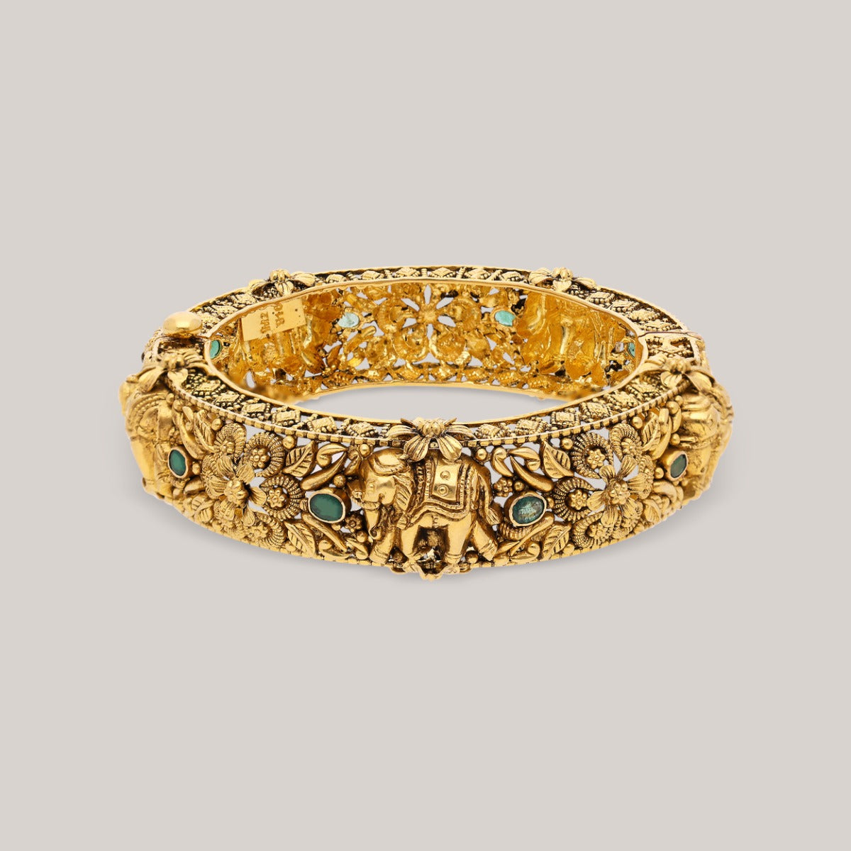 Golden Elephant Parade Gold Bangle