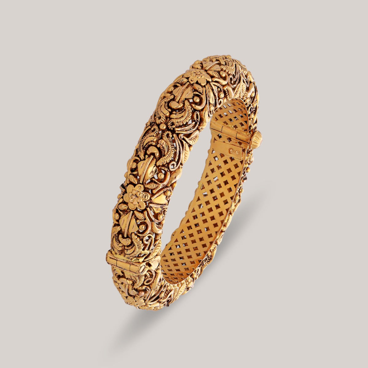 Baroque Vine Gold Bangle Set