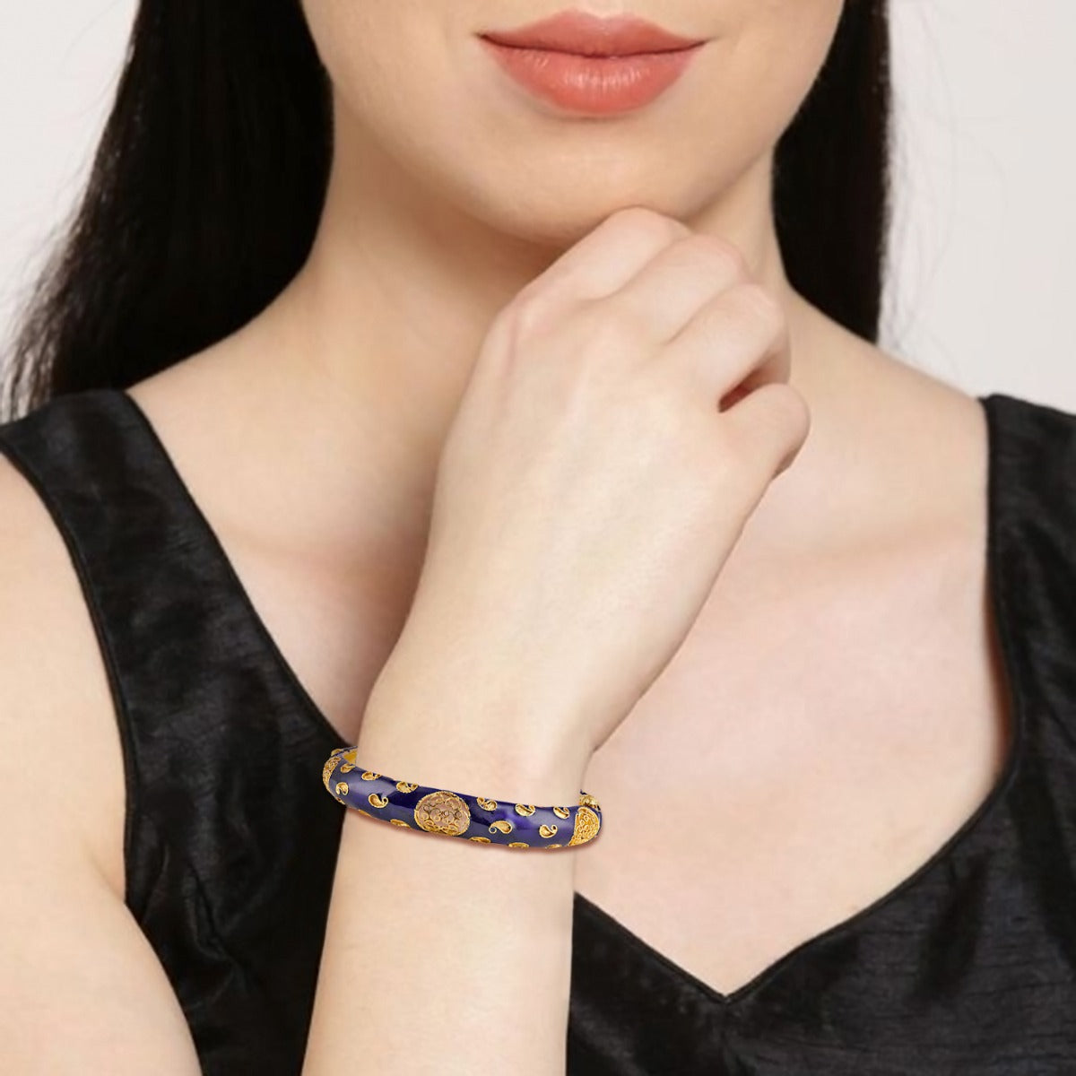 Gladiator Glaze Gold Bangle