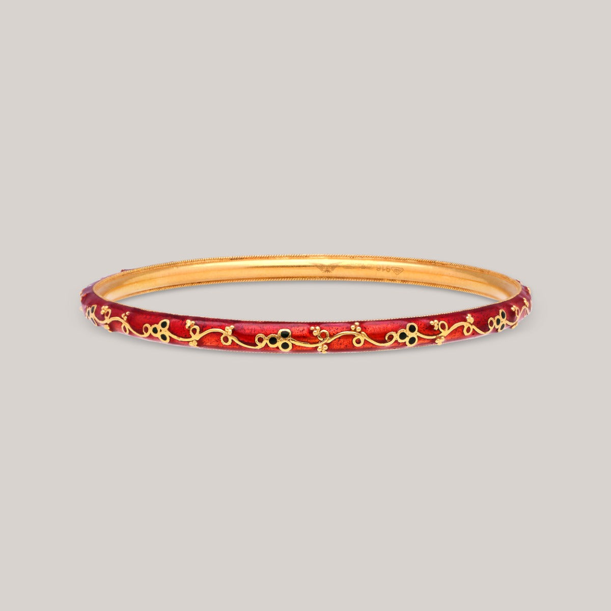 Enchanted Forest Gold Bangle