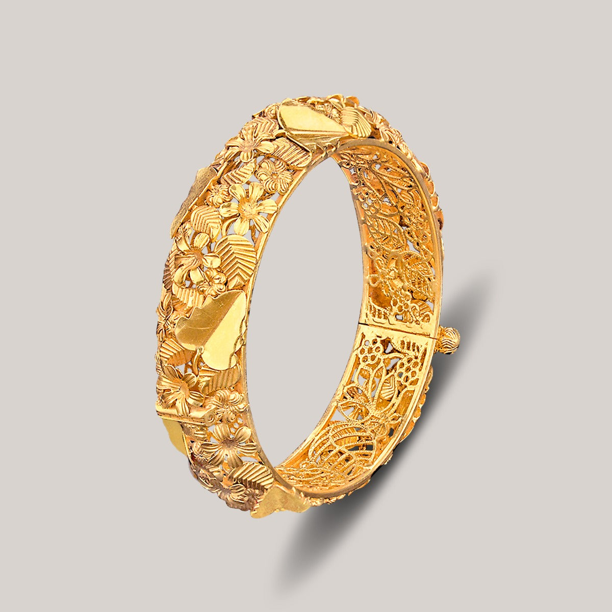 Garden of Eden Gold Bangle