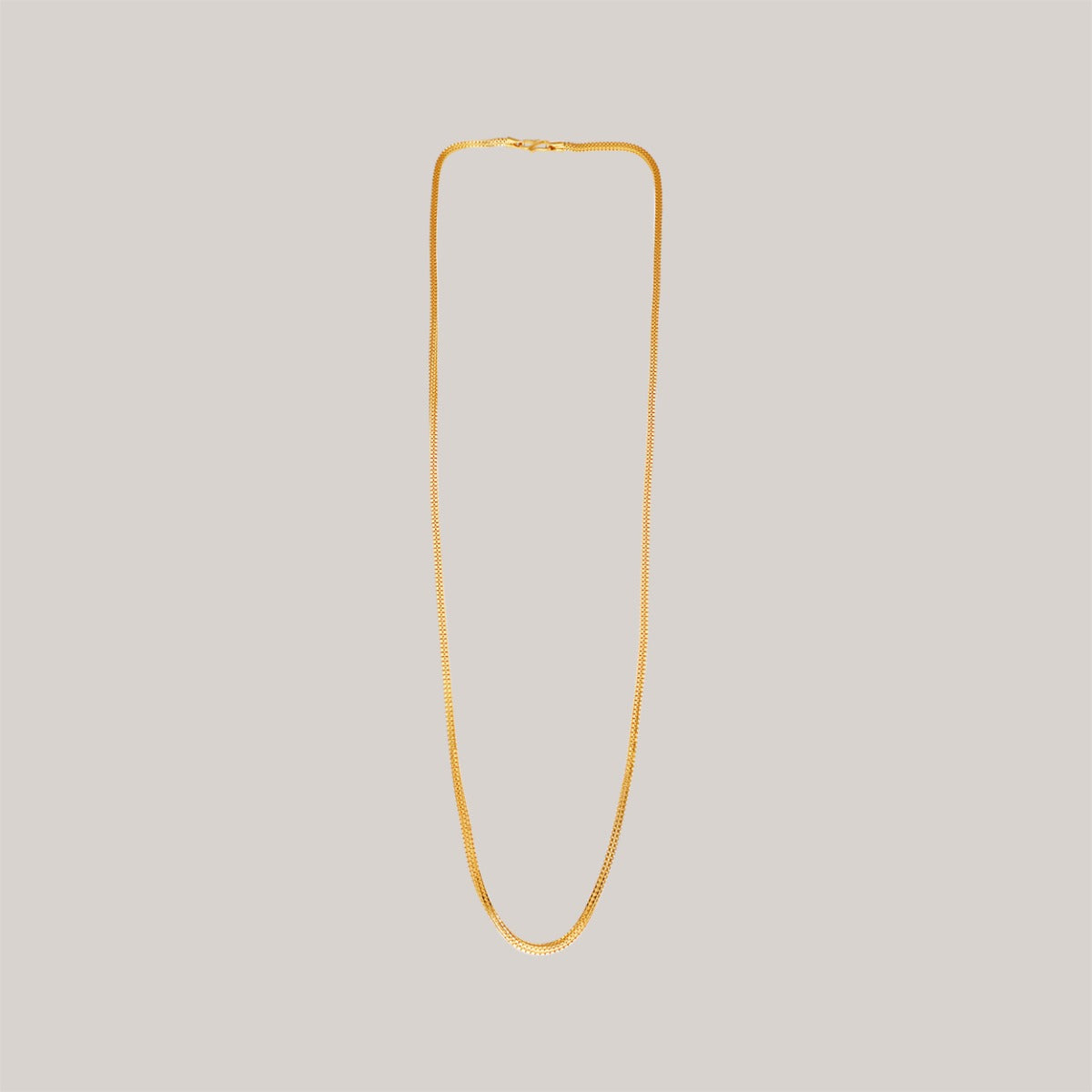 Curb Chain Gold Necklace