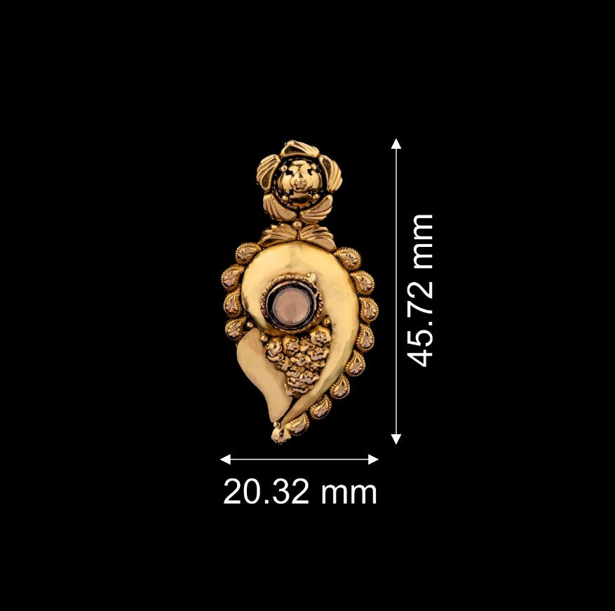 Glorious Kundan Gold Earrings